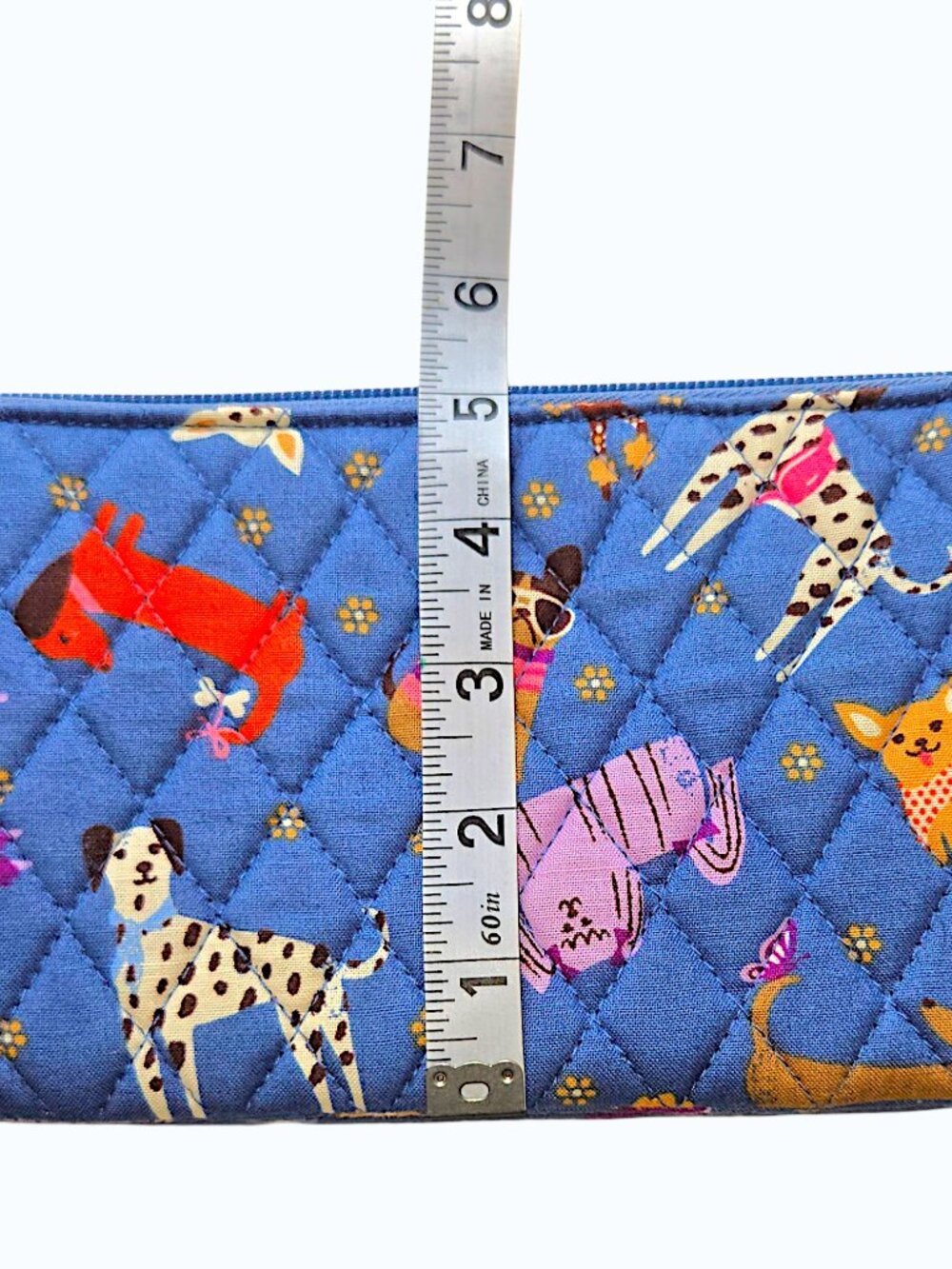 Vera Bradley Outlet Essential Trio Clutch Bark Park Cotton Quilted Wallet - Picture 6 of 6